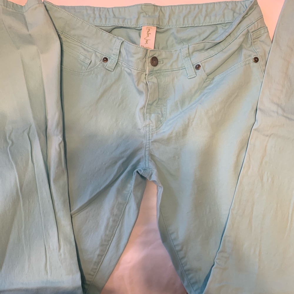 London jean size 8 mint green